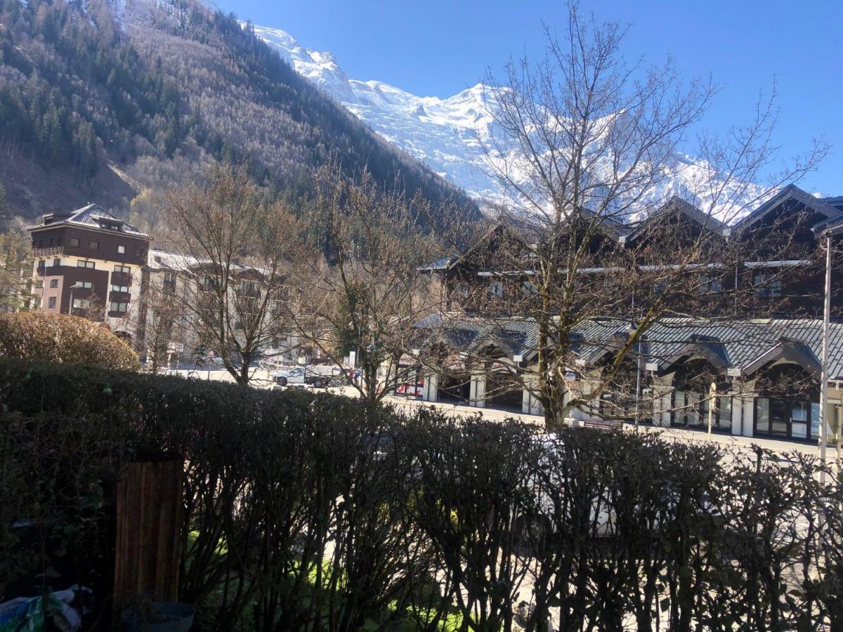 Chamonix 27 - Au Centre Vue Mont Blanc Et Jardin Apartman Kültér fotó